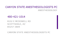 Canyon State Anesthesiologists