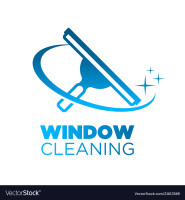 Squeegee clean window cleaning