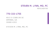 Steven M. Lynn, MD PC
