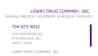 Lowry drug company