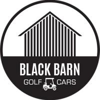Black barn golf cars