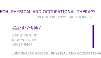 Jumping jax nyc speech, physical and occupational therapy