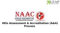 National assessment and accreditation council