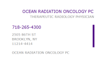 Ocean radiation oncology, p.c.