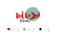 Red koi japanese cuisine