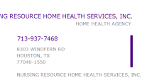 Nursing resource home health services, inc.
