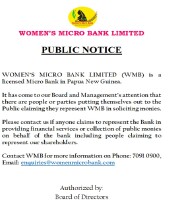 Women's micro bank