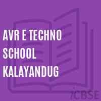 Avr e-techno school - india