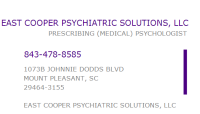 East Cooper Psychiatric Solutions, LLC