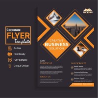 Flyer design, corporate branding