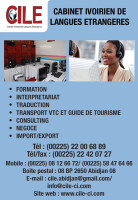 Cabinet ivoirien de langues etrangeres-cile