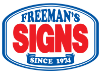 Freeman signs inc