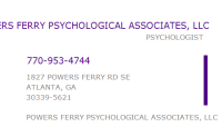 Powers ferry psychological associates, llc