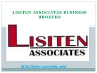 Lisiten associates business brokers m&a
