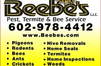 Beebe's termite, pest & bee service llc