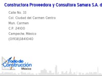 Constructora proveedora y consultora SAMARA S.A. de C.V.