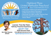 Highland plaza united methodist preschool