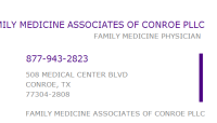Family medicine associates of conroe, pllc