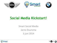 Kickstart your social media b.v.