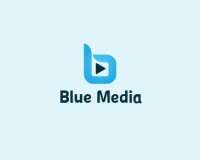 Blue media creative